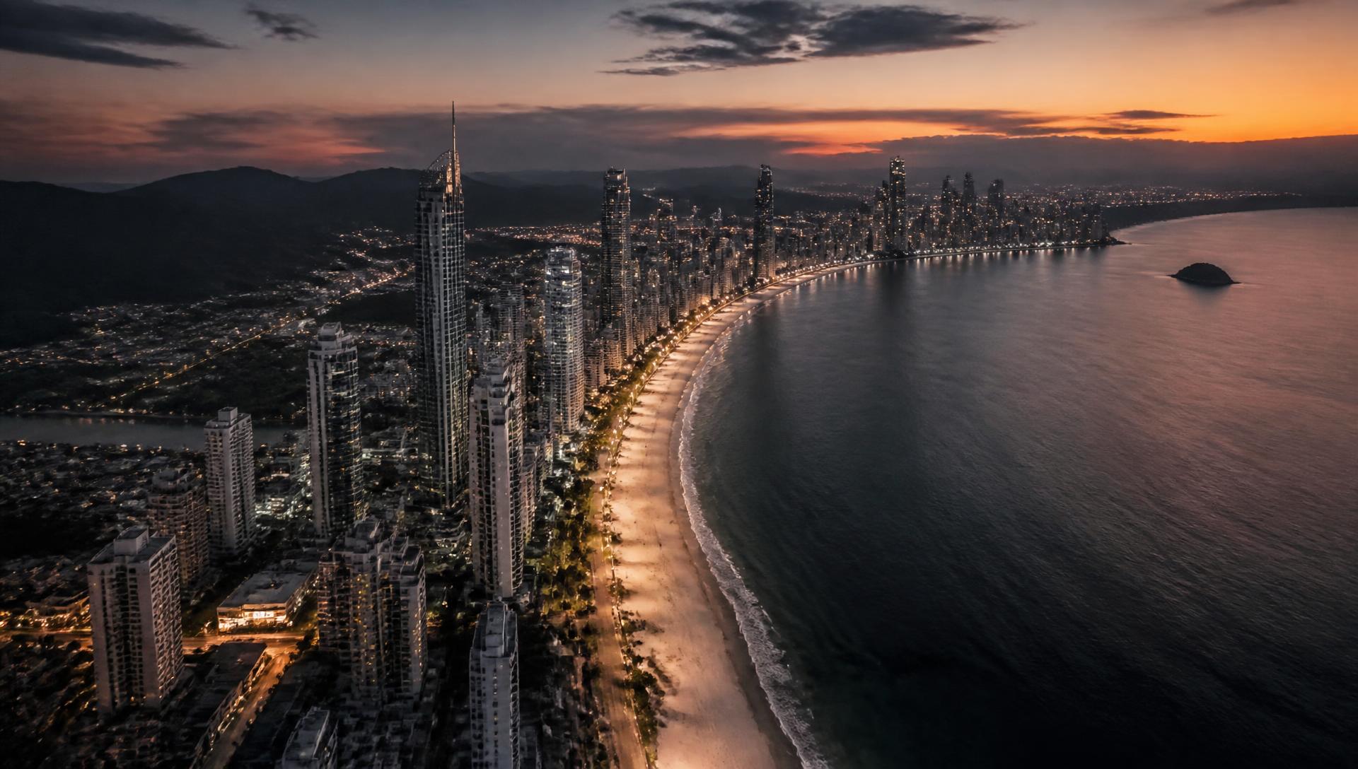 MAX Horizonte, Vista aérea da orla